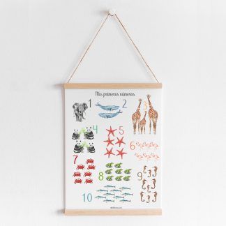 numeros animales niños kids aprender